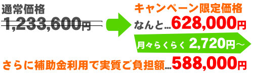 キャンペーン価格